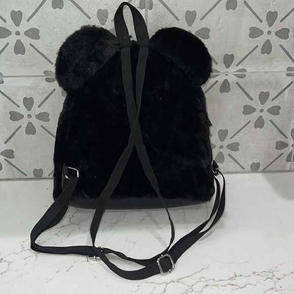 Disney Mickey Mouse Fuzzy Fur mini backpack. Brand new! Fun, vacation - Picture 2 of 8